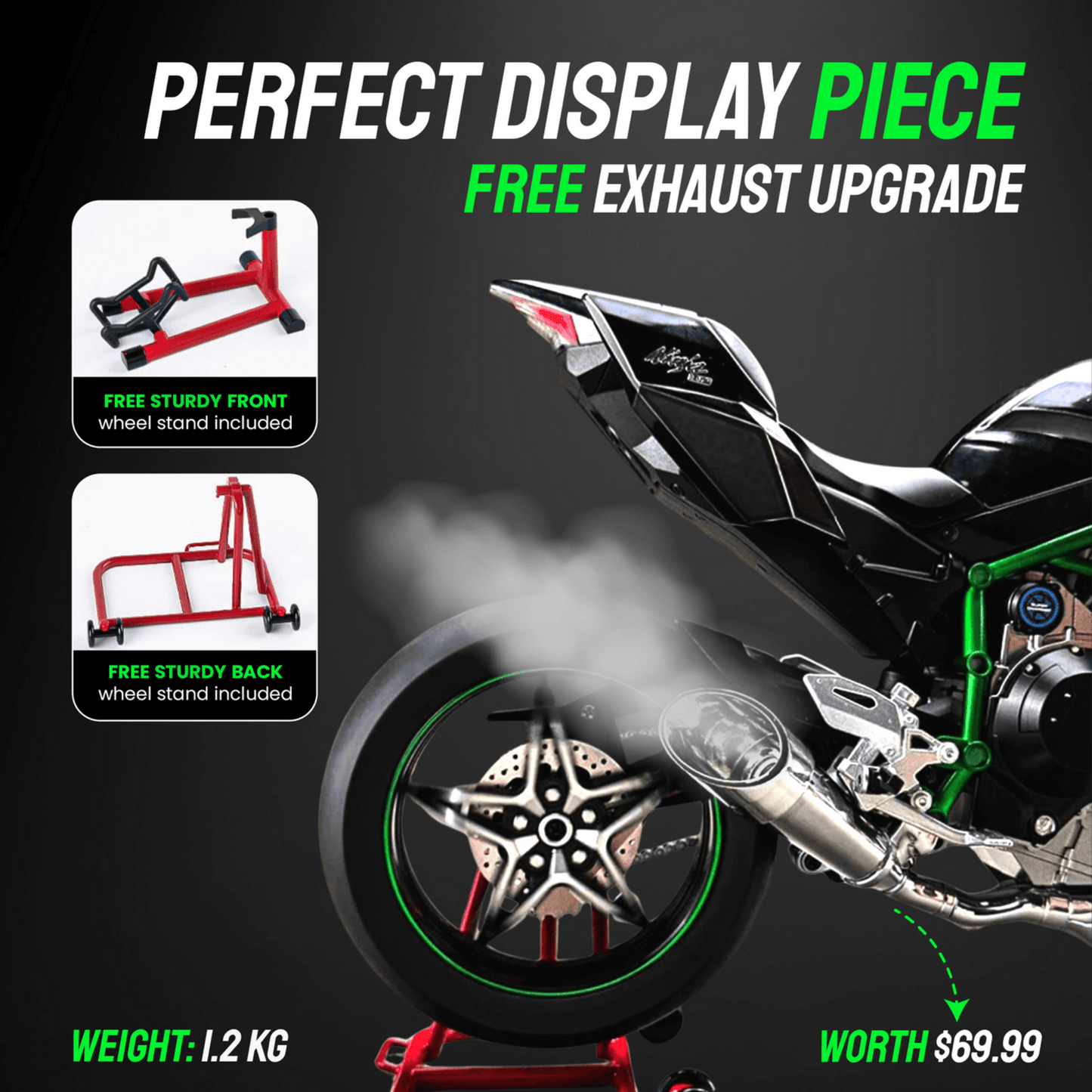 1:6 Scale Kawasaki Ninja H2R Model