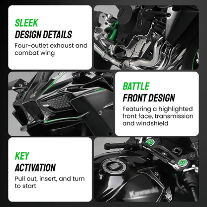 1:6 Scale Kawasaki Ninja H2R Model