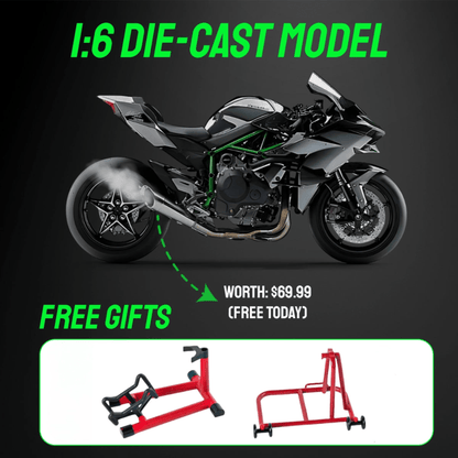 1:6 Scale Kawasaki Ninja H2R Model